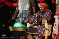 بزرگ‌ترین سفره نذری حضرت رقیه(س) در جوار حرم مطهر حضرت معصومه(س)