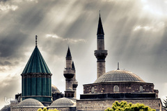 آرامگاه حضرت مولانا در شهر قونیه کشور ترکیه