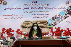 معصومه ابتکار، معاون امور زنان و خانواده ریاست جمهوری در نشست زنان و دفاع مقدس