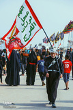 پیاده روی اربعین زائرین عراقی در مسیر بصره به کربلا