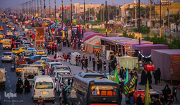 جلوه‌هایی زیبا، از خدمت‌رسانی به زائران اربعین در جنوب عراق