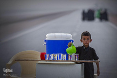 جلوه‌هایی زیبا، از خدمت‌رسانی به زائران اربعین در جنوب عراق