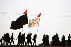 جلوه‌هایی زیبا، از خدمت‌رسانی به زائران اربعین در جنوب عراق