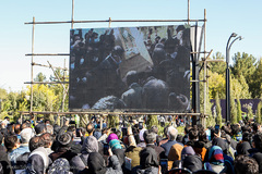 مراسم خاکسپاری پیکر محمدرضا شجریان