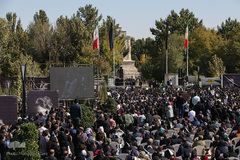 مراسم خاکسپاری پیکر محمدرضا شجریان