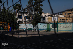 حیاط مدرسه هنرستان