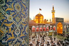 حرم امام رئوف در روزهای پایانی ماه صفر