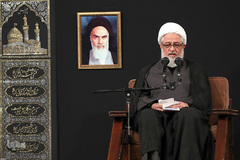 مراسم عزاداری روز شهادت امام رضا(ع) در حسینیه امام خمینی(ره)