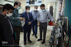 بازدید مرتضی فاضلی، رییس مرکز آموزش فضای مجازی نهاد نمایندگی مقام معظم رهبری در دانشگاه ها از تحریریه ایکنا