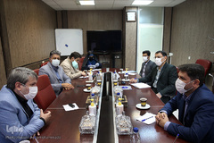 نشست مرتضی فاضلی، رییس مرکز آموزش فضای مجازی نهاد نمایندگی مقام معظم رهبری در دانشگاه ها با محمدحسین حسنی، رئیس سازمان قرآنی دانشگاهیان کشور 