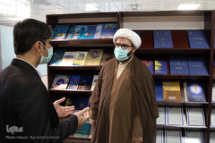 بازدید حجت الاسلام جواد نیک بین، عضو کمیسیون فرهنگی مجلس از ایکنا