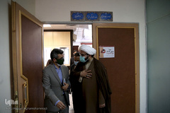 بازدید حجت الاسلام جواد نیک بین، عضو کمیسیون فرهنگی مجلس از ایکنا