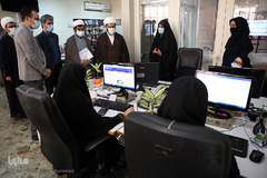 بازدید حجت‌الاسلام والمسلمین مهدی اخوان‌صباغ، رئیس سازمان دارالقرآن الکریم از تحریریه فارسی ایکنا