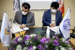 مراسم امضای تفاهم نامه همکاری میان معاونت فرهنگی جهاددانشگاهی و موسسه کمک به توسعه فرهنگ و هنر