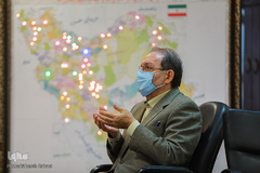 علی‌اکبر حشمتی، عضو هیئت امنای مهد قرآن در دوازدهمین دوره آزمون سراسری حفظ کل قرآن همراه با ترجمه و تدبر «ترنم وحی»