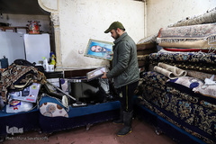 امدادرسانی نیروهای بسیج و سپاه به مردم سیل زده اهواز