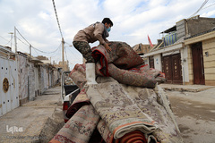 امدادرسانی گروه جهادی خدام‌الرضا(ع) و کانون خدمت آستان قدس رضوی به مردم اهواز