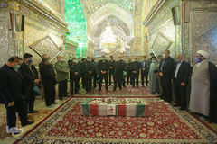 مراسم تشییع پیکر سردار شهید عبدالرسول استوار محمودآبادی در شیراز