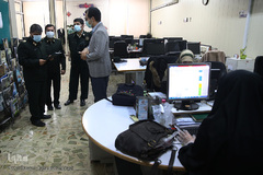 بازدید سردار بهرامی، معاون تبلیغات و روابط عمومی عقیدتی، سیاسی ناجا از ایکنا