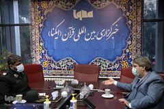 بازدید سردار بهرامی، معاون تبلیغات و روابط عمومی عقیدتی، سیاسی ناجا از ایکنا