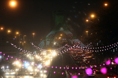 نورپردازی سه بعدی(ویدیو مپینگ) اتحاد و همبستگی ملت ایران بر برج آزادی