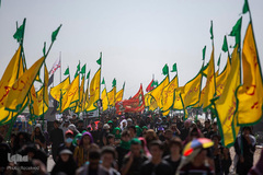 راهپیمایی عظیم اربعین حسینی در کربلای معلا