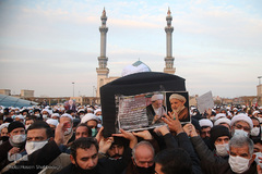 مراسم تشییع پیکر عالم وارسته آیت الله محمد یزدی در قم
