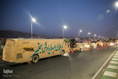 کاروان نمادین اعزام به جبهه های سپاه ناحیه ثارالله شیراز در هفته دفاع مقدس