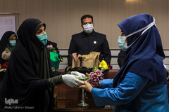 تجلیل از فداکاری های مدافعان سلامت درمانگاه دارالشفا «کوثر» آستان مقدس حضرت عبدالعظیم الحسنی(ع) در ایام میلاد سیدالکریم