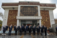 حضور گروه همخوانی محمد رسول الله(ص) در سازمان انتقال خون جهت اهدای خون