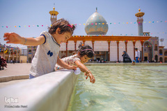 حضور کودکان در حرم شاهچراغ (ع)