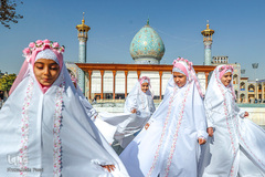 حضور کودکان در حرم شاهچراغ (ع)