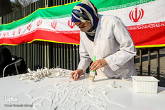 ورکشاپ نقاشی در اولین سالگرد شهادت شهید سلیمانی