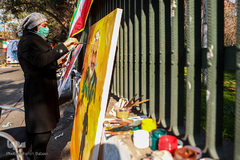 ورکشاپ نقاشی در اولین سالگرد شهادت شهید سلیمانی