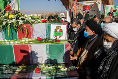 تشییع 6 شهید گمنام - سمنان