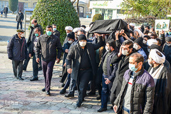 مراسم تشییع پیکر مرحوم آیت الله محدتقی مصباح یزدی در آستان مقدس عبدالعظیم حسنی(ع)