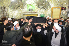 مراسم تشییع پیکر مرحوم آیت الله محدتقی مصباح یزدی در آستان مقدس عبدالعظیم حسنی(ع)