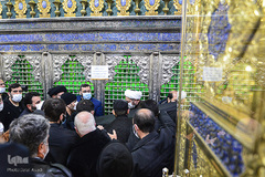 مراسم تشییع پیکر مرحوم آیت الله محدتقی مصباح یزدی در آستان مقدس عبدالعظیم حسنی(ع)