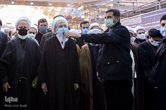 مراسم تشییع پیکر مرحوم آیت الله محدتقی مصباح یزدی در آستان مقدس عبدالعظیم حسنی(ع)