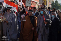 برگزاری راهپیمایی یادبود شهدای مقاومت در میدان التحریر