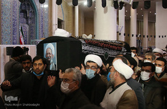 مراسم تشییع پیکر آیت الله مصباح یزدی در قم