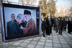 آیین رونمایی از سردیس یادبود سرداردلها در فرهنگسرای شهید سلیمانی