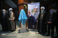 آیین رونمایی از سردیس یادبود سرداردلها در فرهنگسرای شهید سلیمانی