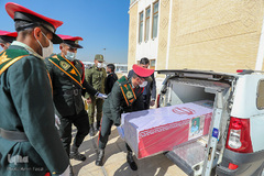 تشییع دو شهید نیروی انتظامی در شیراز