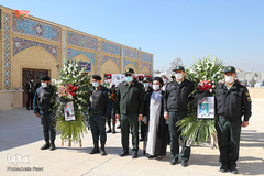 تشییع دو شهید نیروی انتظامی در شیراز