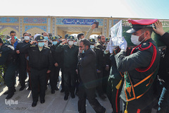 تشییع دو شهید نیروی انتظامی در شیراز
