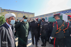 تشییع دو شهید نیروی انتظامی در شیراز