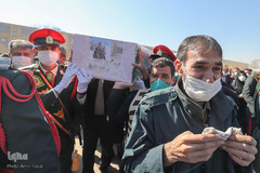 تشییع دو شهید نیروی انتظامی در شیراز