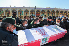 تشییع دو شهید نیروی انتظامی در شیراز