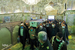 تشییع دو شهید نیروی انتظامی در شیراز